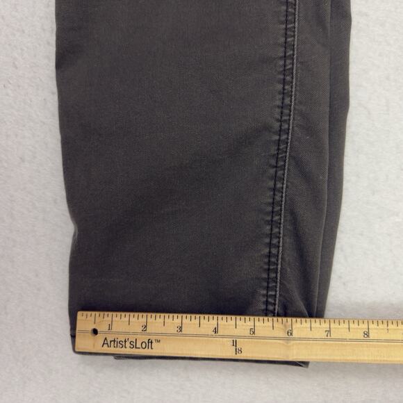 prAna Bridger Jeans Men’s 32x34 Slim Fit Stretch Organic Cotton Pants Gray - Picture 7 of 11